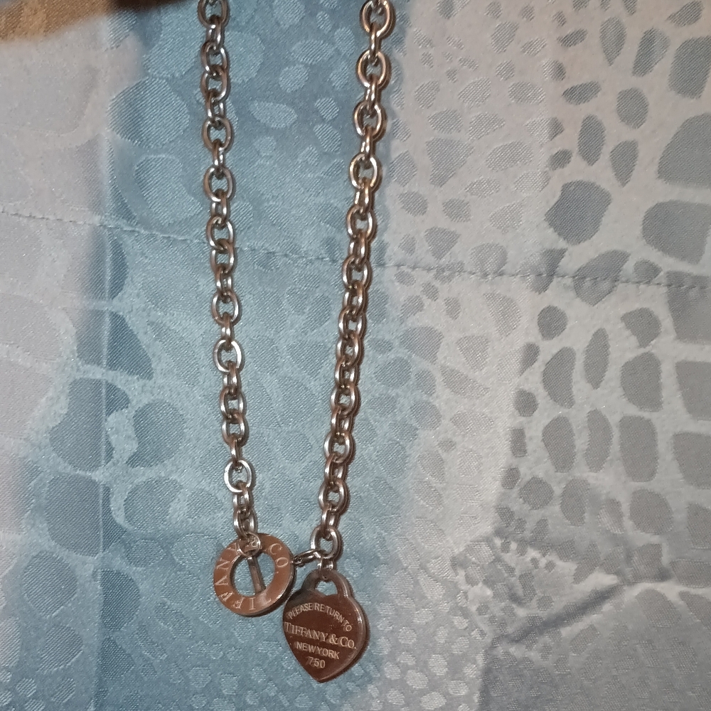 Inspo tco toggle silver dog tag necklace